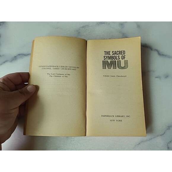 The Sacred Symbols Of MU By James Churchyard Paperback - Picture 3 of 10